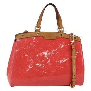 LOUIS VUITTON Monogram Vernis Blair MM Hand Bag Rose Rich M90262 LV Auth 147462